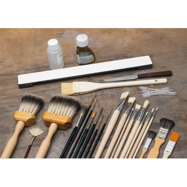 Glass Painter's Complete Set - Tools & Brushes